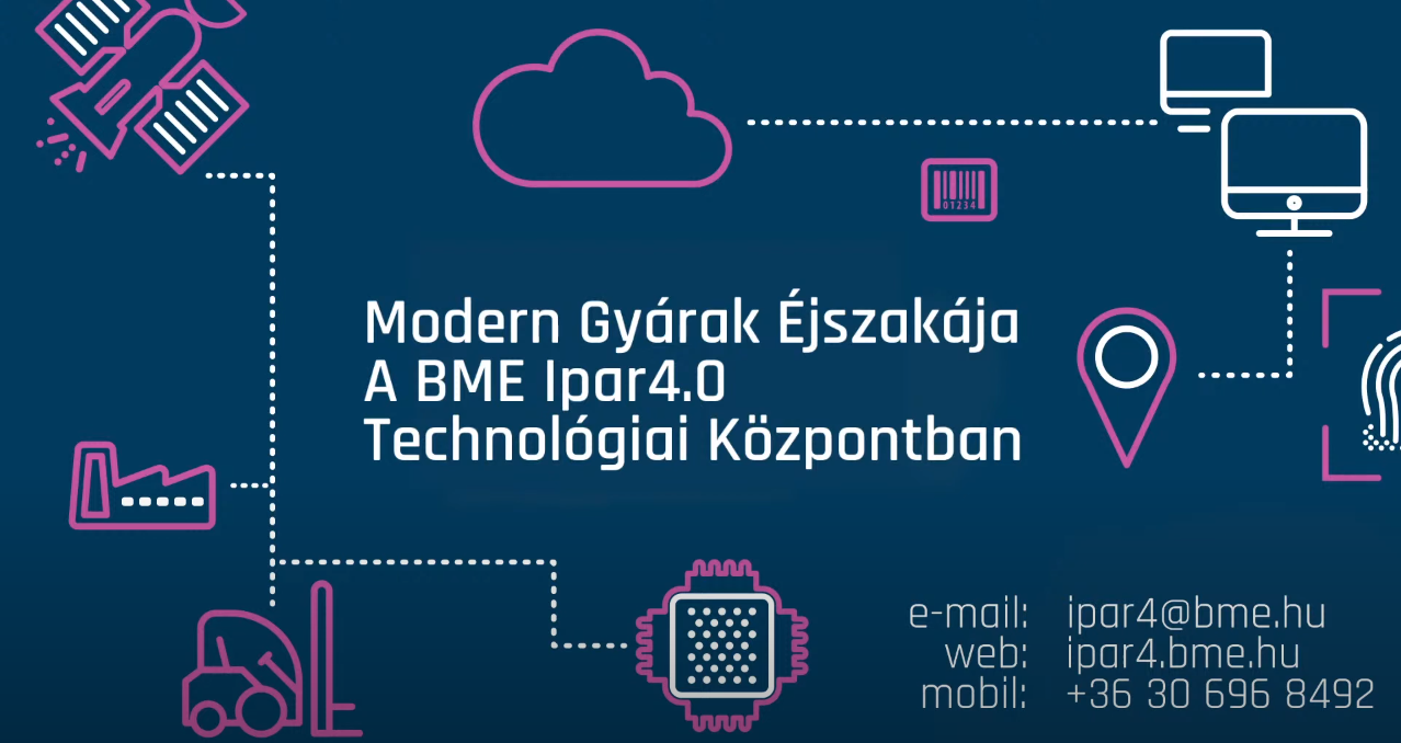 BME Ipar 4.0 Technológiai Központ – Modern gyárak éjszakája